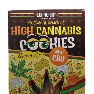 Euphoria keksz (High Cannabis-csokis) CBD-s 100g